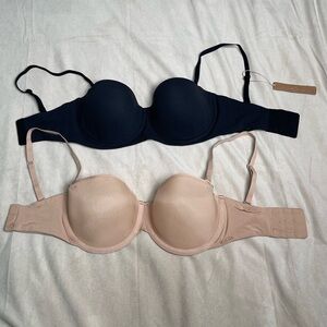 2 Piece SKIMS Strapless Bra Set 32DD NWT/NWOT